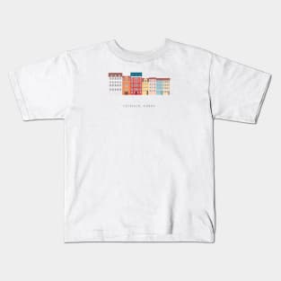 Nyhavn 2, Copenhagen, Denmark - South Kids T-Shirt